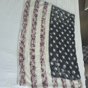 Patriotic Infinity Scarf from Pier One approx 38.5 x 28.5